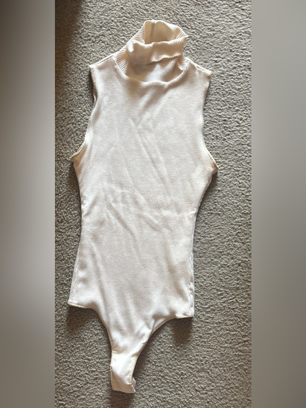 Show Me Your MuMu Ivory Sleeveless Bodysuit